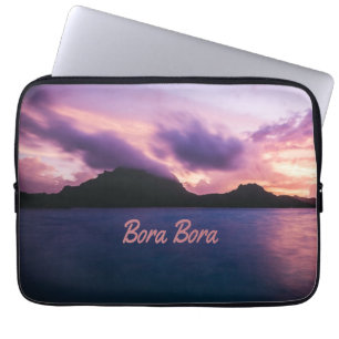 Bora Bora Suset Island Beach Laptopschutzhülle