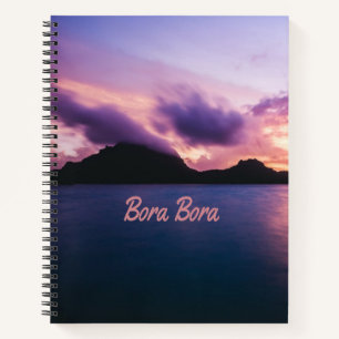 Bora Bora Suset Island Beach Notizbuch