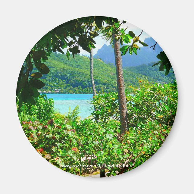 Bora Bora, Tahiti - Kühlschrankmagnet (Vorne)