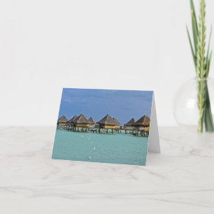 Bora Bora Urlaub Gruß Karte