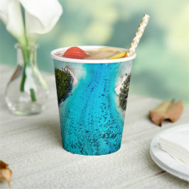 Bora Bora - Weg zum Ozean Pappbecher