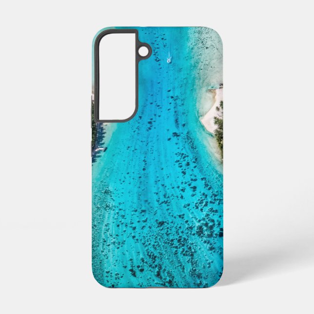 Bora Bora - Weg zum Ozean Samsung Galaxy Hülle (Rückseite)