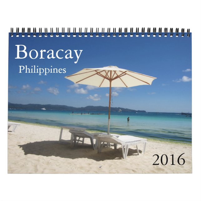 Boracay 2016 kalender (Titelbild)