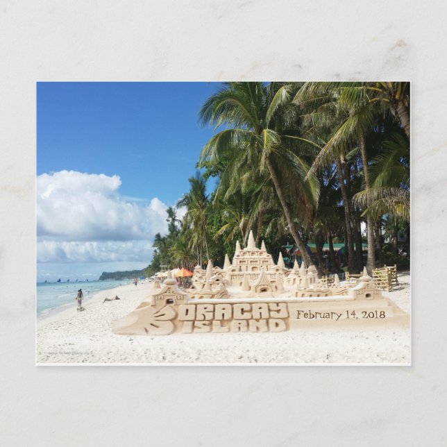 Boracay Beautiful Castle - Termine anpassen Postkarte (Vorderseite)