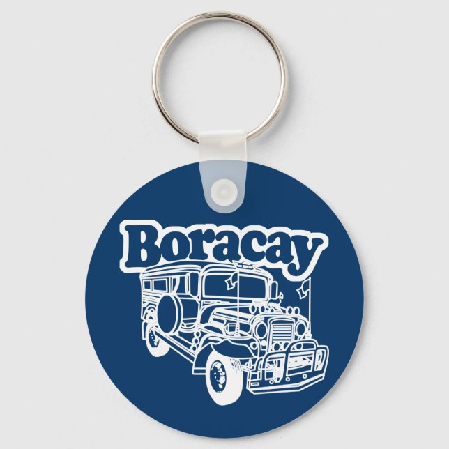 Boracay Jeepney Schlüsselanhänger (Vorderseite)