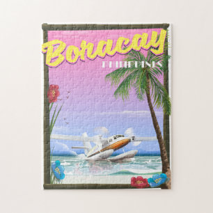 Boracay Philippinen Strand Reiseplakat