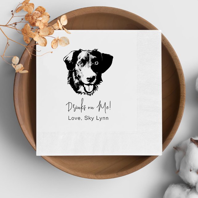 Borador Dog Personalisiert trinken Serviette (Von Creator hochgeladen)