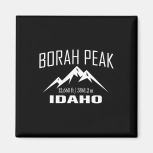 Borah Peak Idaho Klettergipfel Club Outdoor Abente Magnet