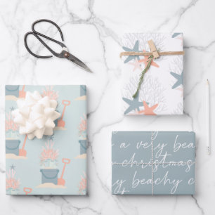 Bord de mer côtier Feuilles papier d'enveloppement