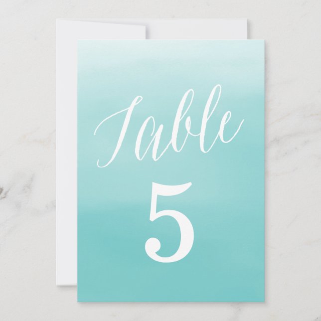 Bord de mer | Numéros de table (Devant)