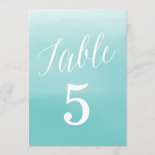 Bord de mer Numéros de table