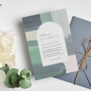 Bord de mer Ocean Glass   Boho Faire-part de maria