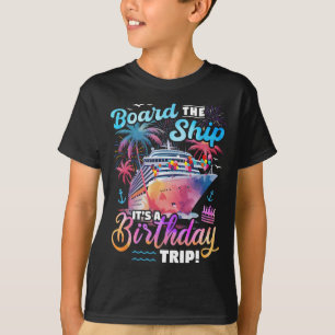 Bord des Schiffes Es ist ein Geburtstagsausflug Kr T-Shirt