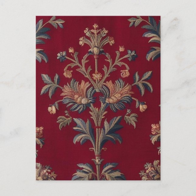 Bordeaux-Bordeaux-Broterie Postkarte (Vorderseite)