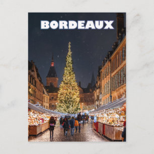 Bordeaux Christmas Charm Postkarte