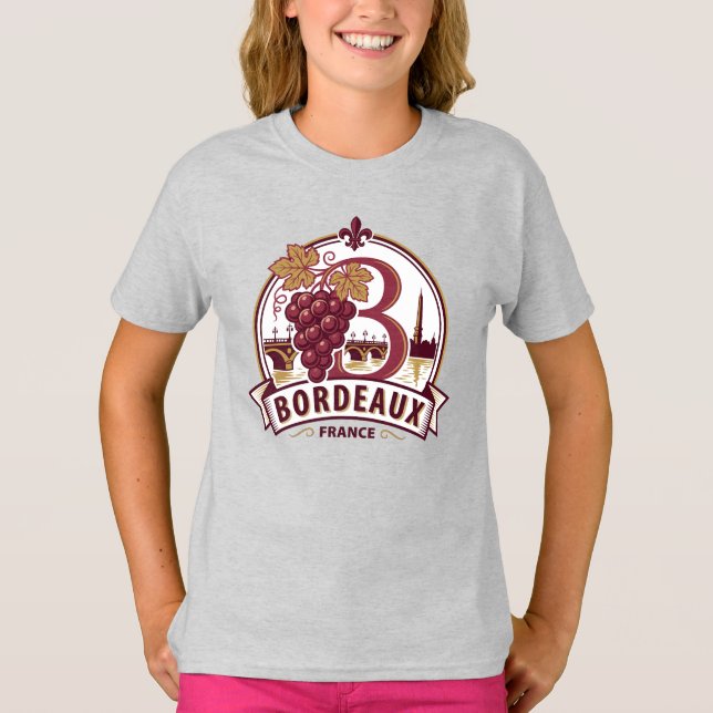 Bordeaux France T-Shirt (Vorderseite)