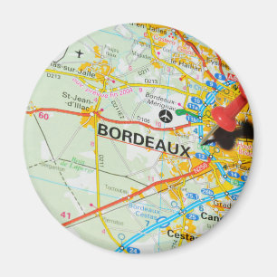 Bordeaux, Frankreich Magnet