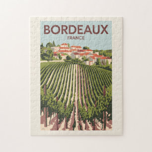 Bordeaux Frankreich Weinberg Reise Kunst Vintage