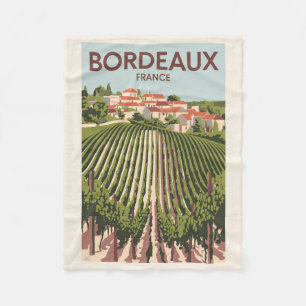 Bordeaux Frankreich Weinroute Mendrisiotto Vintag Fleecedecke