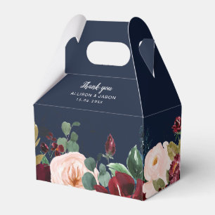 Bordeaux-Gastgeschenk Hochzeit Geschenkschachtel