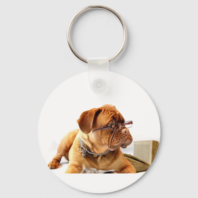 Bordeaux Mastiff, französischer Mastiff Bordeauxdo Schlüsselanhänger (Vorderseite)