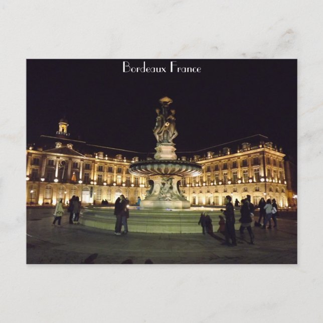 Bordeaux Postkarte (Vorderseite)