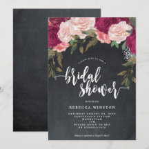 Bordeaux-Rosa-Brautparty