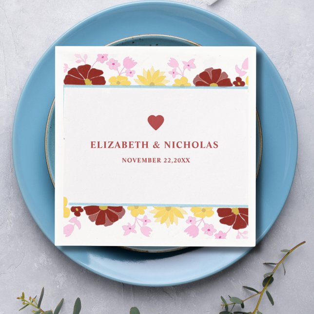 bordeauxfarbene, elegante Hochzeit Serviette (Von Creator hochgeladen)