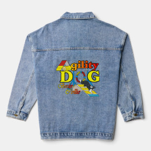 Border Collie Agility Geschenke Jeansjacke