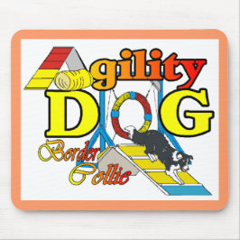 Border Collie Agility Geschenke Mousepad