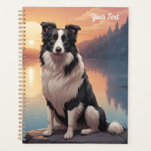 Border Collie am See Planer