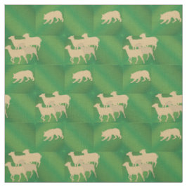 Border Collie and Sheep Stoff