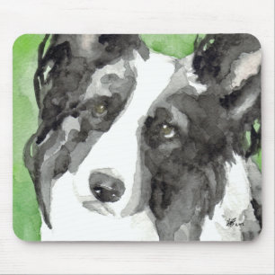Border Collie Aquarell Mousepad