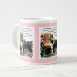 Border Collie Art Geschenke Jumbo-Tasse