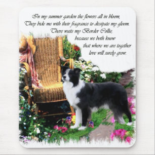 Border Collie Art Geschenke Mousepad
