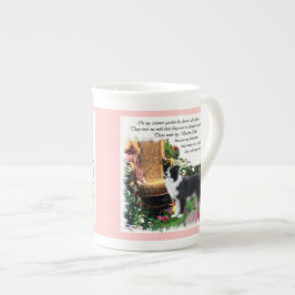 Border Collie Art Geschenke Prozellantasse