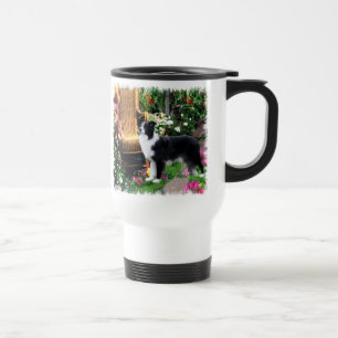 Border Collie Art Geschenke Reisebecher