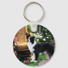 Border Collie Art Geschenke Schlüsselanhänger
