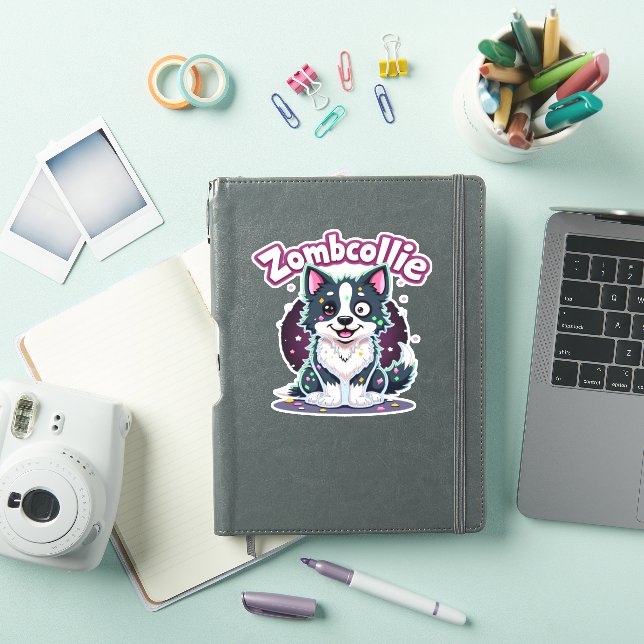 Border Collie BC Zombie Dog Halloween Essential T- Aufkleber (iPad Hülle)