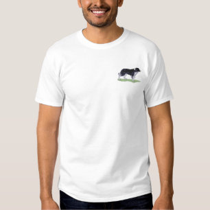 Border Collie Besticktes T-Shirt