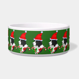 Border Collie Christmas Bowl Napf