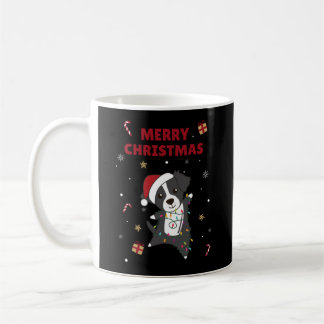 Border Collie Christmas Dog Wintertiere Hunde Kaffeetasse