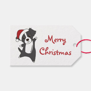 Border Collie Christmas Dog Wintertiere Hunde Tr Geschenkanhänger