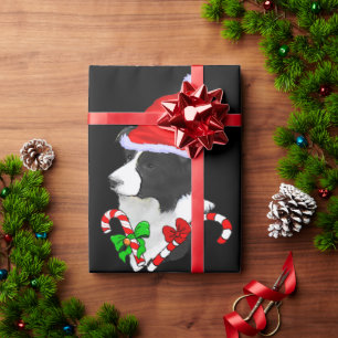 Border Collie Christmas Geschenkpapier