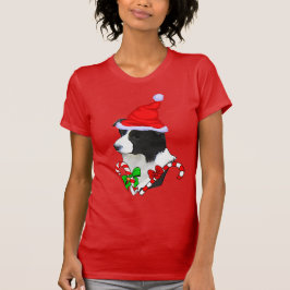 Border Collie Christmas Merry T-Shirt