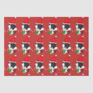 Border Collie Christmas Seidenpapier