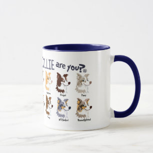 Border Collie colors - Mug Tasse