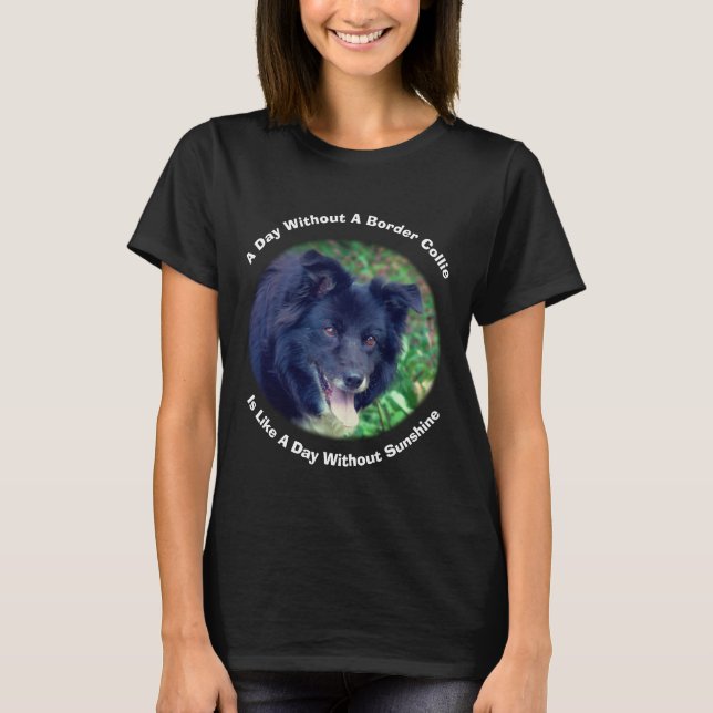 Border Collie Day Without T-Shirt (Vorderseite)