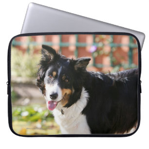 Border-Collie, die 1 keucht Laptopschutzhülle