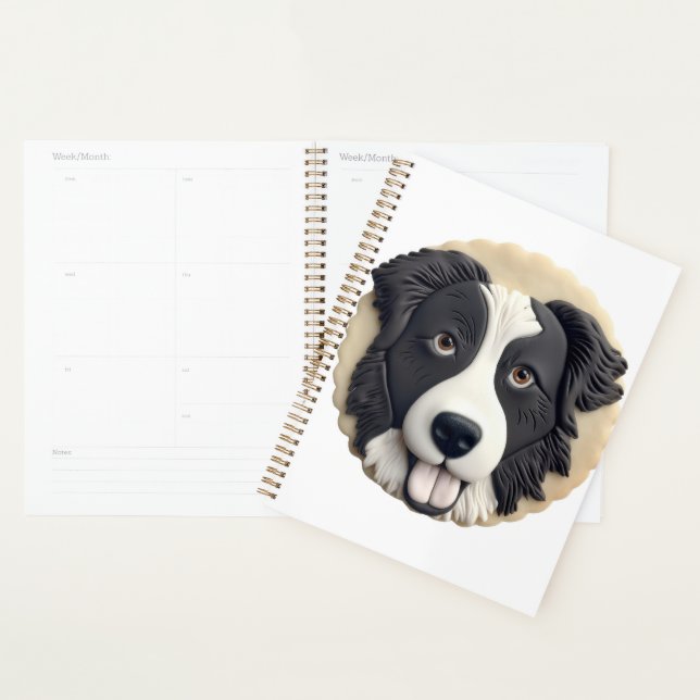 Border Collie Dog 3D Inspiriert Planer (Anzeige)